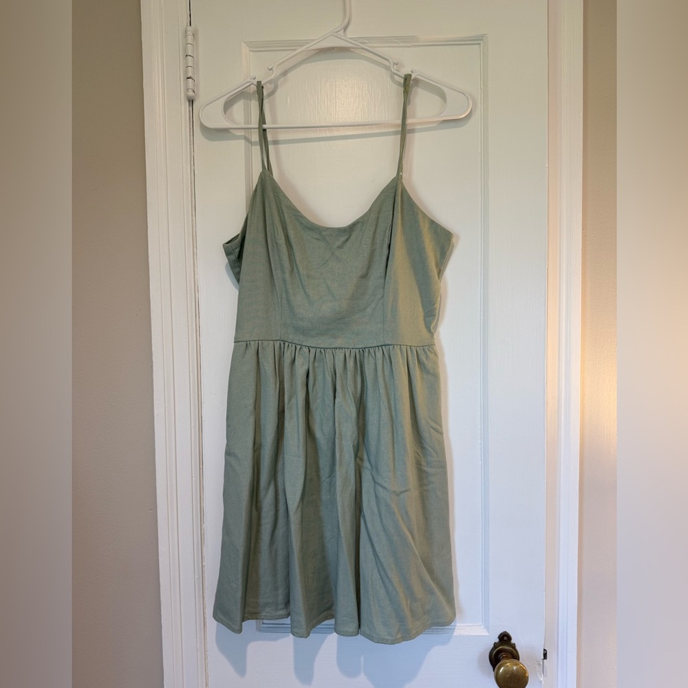 Francesca's Collections Sage Green Dress